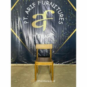 Kursi Cafe Makan Minimalis Kayu Simple