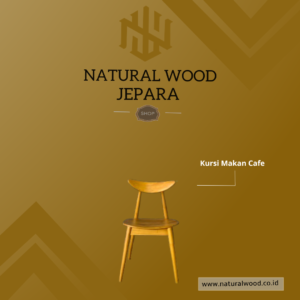 Kursi Makan Cafe Klasik Modern Kayu Jati