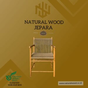 Kursi Cafe Premium Model Sandaran Anyaman