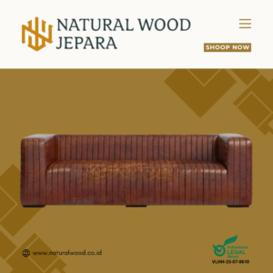 Sofa ruang tamu modern brown eksklusif