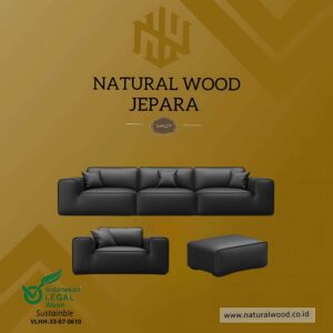 Sofa sectional kulit informa minimalis