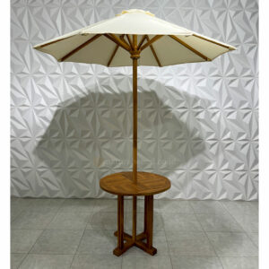 Meja Payung Taman Kayu Jati Minimalis (1)