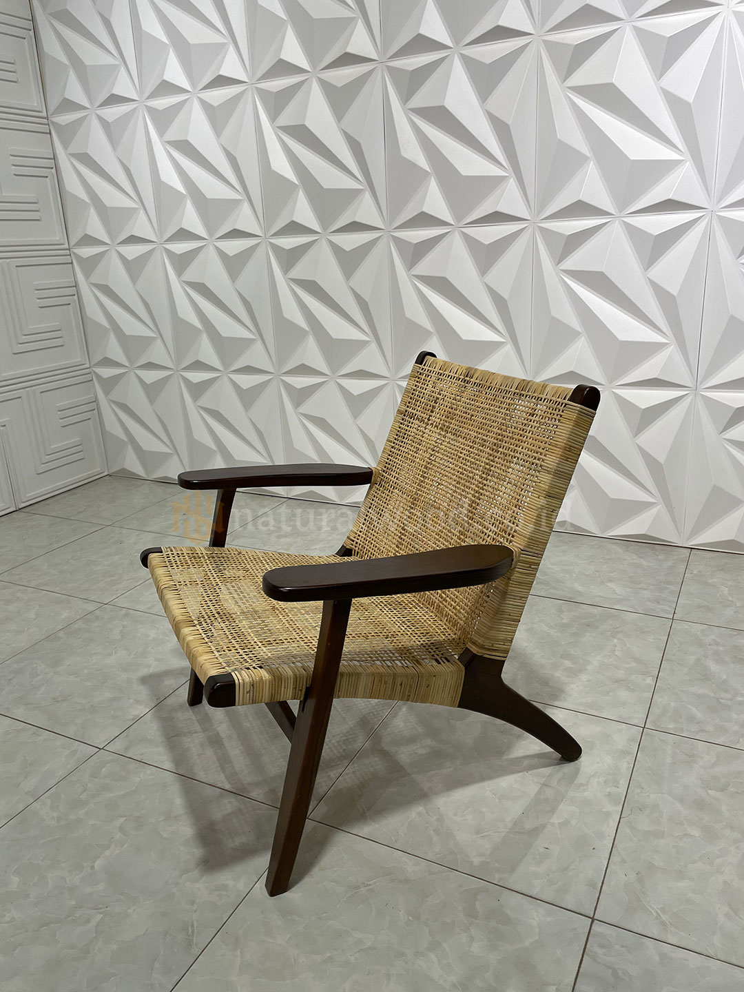 Set kursi santai rotan kayu jati minimalis modern (5)