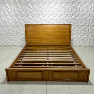 Tempat Tidur Kayu Jati Solid Minimalis Modern Furniture Jepara (6)