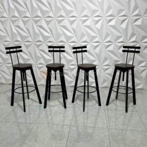 Kursi Bar Cafe Kaki Besi Powder Coating