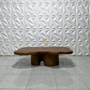 Meja Tamu Suar Solid Wood Utuh Natural Produk Terbaru
