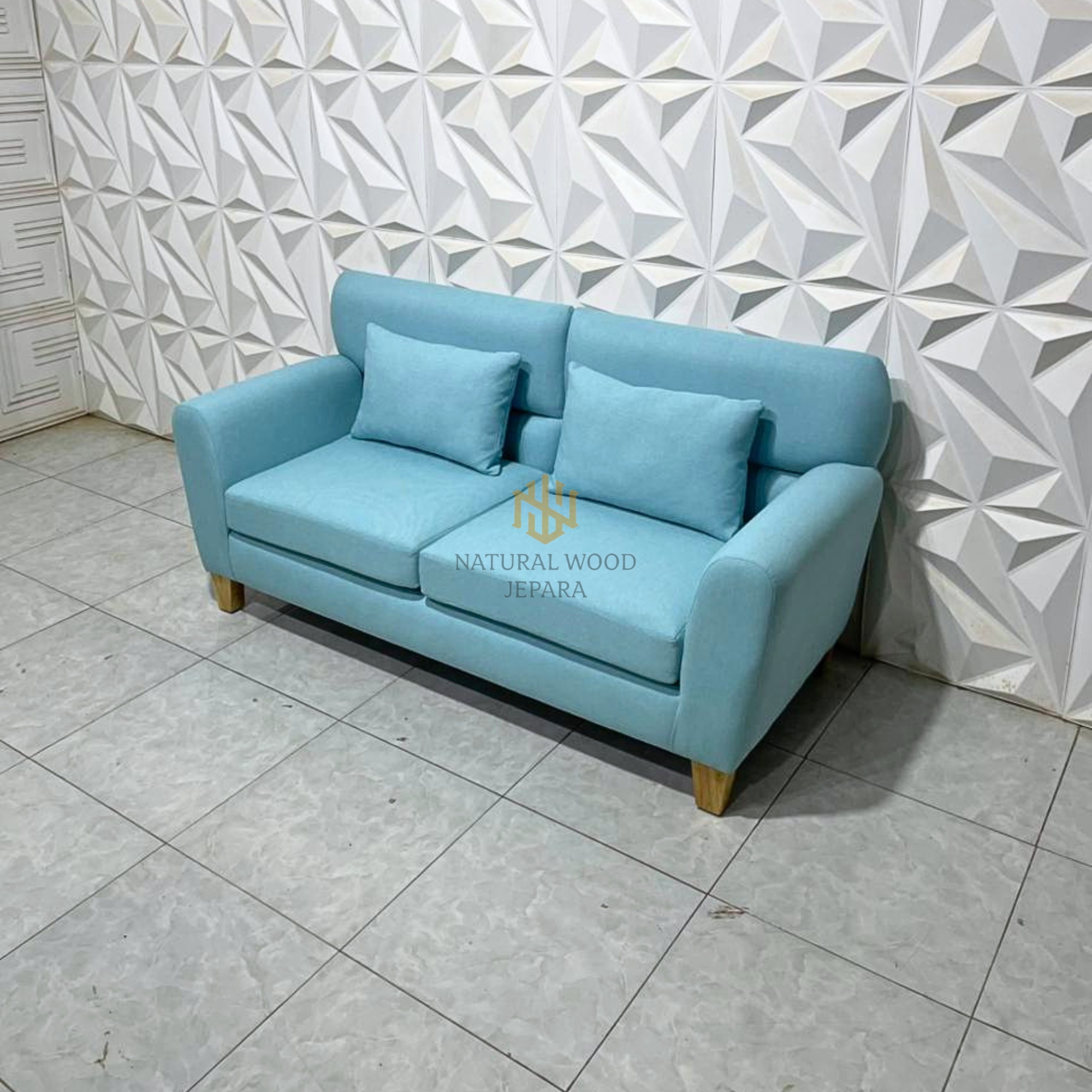 Model Sofa Lawson Ocean Minimalis Rangka Kayu Jati