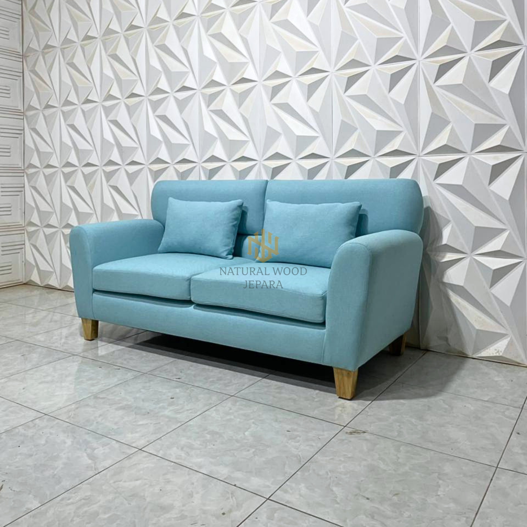 Model Sofa Lawson Ocean Minimalis Rangka Kayu Jati