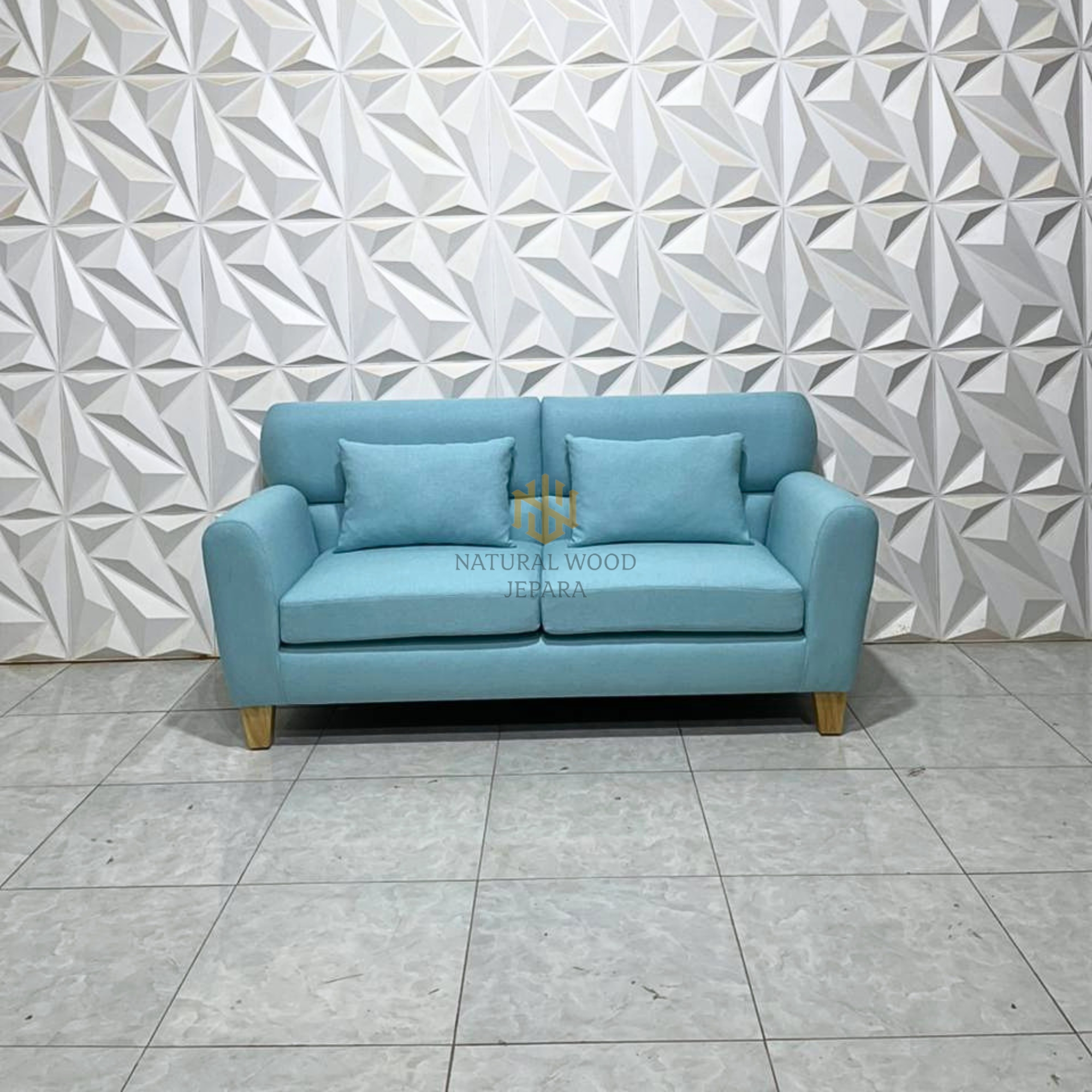 Model Sofa Lawson Ocean Minimalis Rangka Kayu Jati