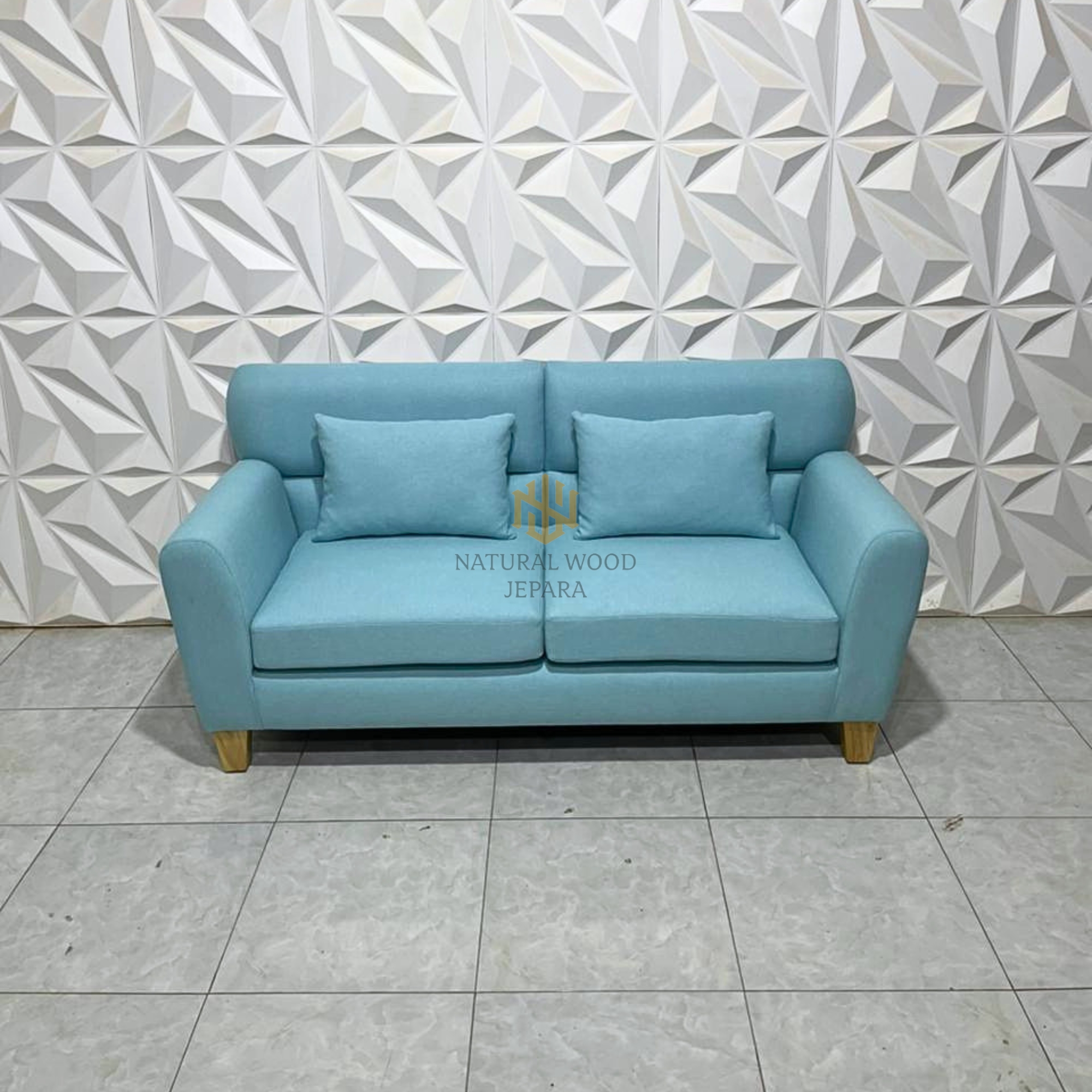 Model Sofa Lawson Ocean Minimalis Rangka Kayu Jati