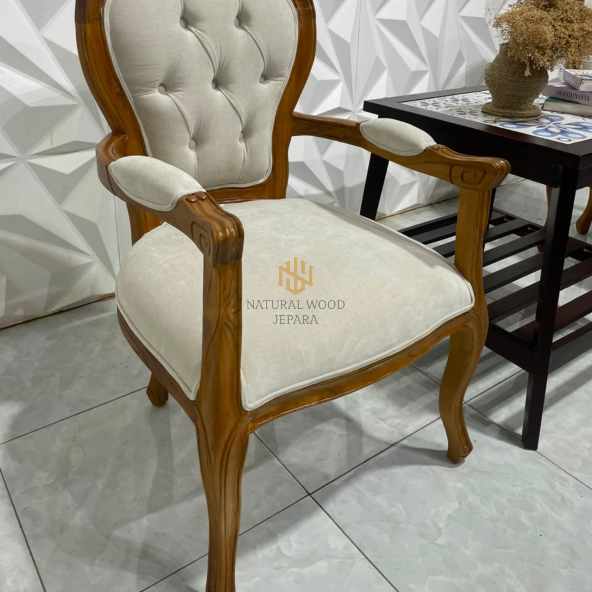 Set Kursi Teras Classic Vintage Kayu Jati Custom